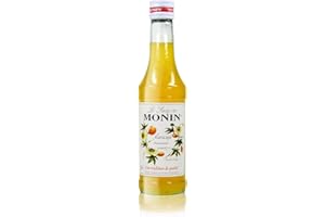 MONIN Sirop de Fruit de la Passion pour Vin, Cocktail, Limonade et Eau Plate - Arômes Naturels - 25cl