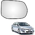 Auto Spare World Right Side Mirror Glass Compatible With Honda Civic Set of 1 Pcs.