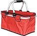 Produktbild Unimet UM505411 Einkaufskorb, Stoff, rot, 25 x 25 x 39 cm