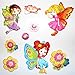 Produktbild 3D Kind Wandaufkleber Tattoo Wandsticker mit Glitzer Kinderzimmer Elfen LT-001