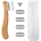 Brot Lahm, Teig Rasiermesser Werkzeug mit 5 Klingen, Brot Bäcker Cutter, Baguettemesser, Bäckermesser, Ritzmesser zum Einschn