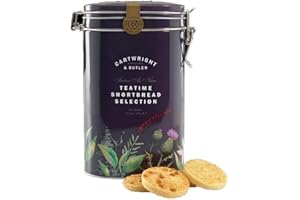 Cartwright & Butler Sea Salted Caramel Shortbread & Almond Shortbread in a Tin