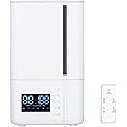 TDOO 6L Smart Cool Mist Humidifiers, Diffuser for Essential Oils,Quiet Ultrasonic Humidifier for Bedroom Whisper with Humidistat, Timer,remote control,for Large Home,Baby Room,Easy to Clean and fill