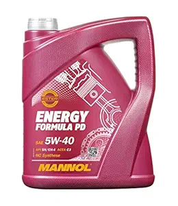 MANNOL 7913 Energy Formula PD SAE 5W-40 API SN/CH-4 ACEA C3 HC SYNTHESE Imported Motor Oil for Cars, Light SUV, Minibuses and Light Trucks from Germany (5 L)