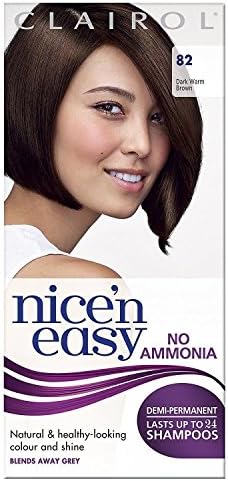 SIX PACKS of Nice N Easy Lasting Colour 82 Dark Warm Brown