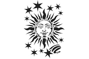 Ideen mit Herz - Plantilla de plástico a láser, tamaño DIN A4, perfecta para diseño textil, decoración de pared, ventanas, papel, scrapbooking, niños, manualidades, artesanía