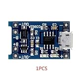 modulo de carga 18650 Voltaje de entrada: 5V censhaorme 1 Junta de Carga / 2 / 5PCS 5V Micro Recargable USB 1A 18650 de Litio Cargador módulo de batería