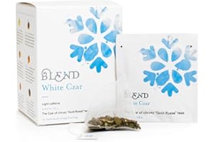GENERICO Blend® Tea | Tè Bianco Pai Mu Tan con Petali di Rosa e Vaniglia - 15 Piramidi di Tè (30 Gr) | Tè Bianco Cinese & Aromi