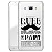 Produktbild Hardcase Handyhülle für dein Samsung Galaxy J5 2016 von finoo Made In Germany Hülle mit Motiv und Optimalen Schutz Tasche Case Cover Schutzhülle für Dein Samsung Galaxy J5 2016-Ruhe bewahren Papa Rufen Schwarz