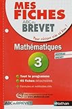 Mes Fiches ABC du BREVET Mathématiques 3e