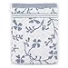 Produktbild Waschhandschuh 16 x 21 cm Vintage Floral Grau 550 g/m2
