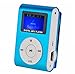 Produktbild Clip Mini-Metall-MP3-Player mit LCD-Screen + Micro / TF Slot MP3-Speicher, erweiterbar UP 16GB (keine SD-Karte) (blau)