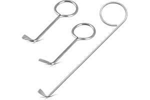 CISYIA 3 Stück Buntbartschlüssel Universal Dietrich Set Profi, Edelstahl Dietrich Schlüssel Bartschlüssel Lock Picking Tool Set Universalschlüssel für Zimmertüren Bunt Bart Schloss Öffner