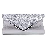 [Lujoso diseño de moda] - -- Esta bolsa de embrague brillante es perfecta para fiestas, bodas, noches de fecha o noches fuera en la ciudad. Adecuado para fiestas, reuniones familiares, bailes, banquetes y cócteles, etc.