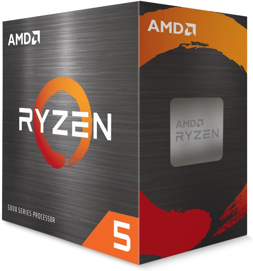 AMD Ryzensets 5 5600 processor ( 6 Cores/12 Threads, 65W TDP, AM4 Socket, up to 4.4 Ghz max boost, wraith stealth cooler)