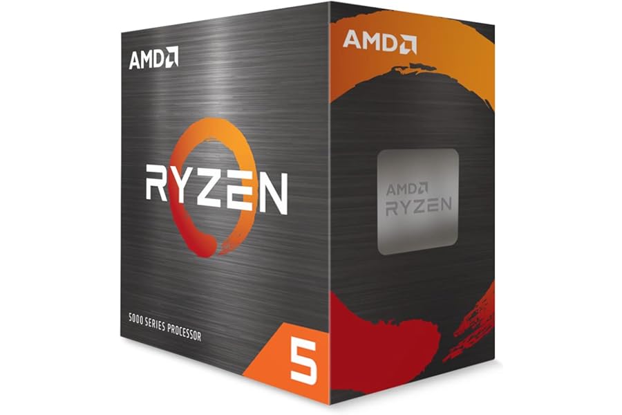 AMD Ryzen 5 5500 Processor (6 cores/12 threads, 65W DTP, AM4 socket, 19 MB cache, up to 4.2 GHz max boost, wraith stealth cooler)
