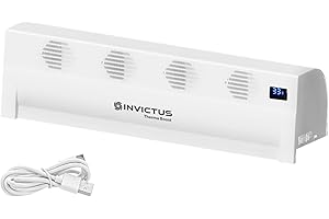 ‎GENIUS Genius Invictus Therma Boost Basic Akku Heizverstärker 2 Modi Display, Kabellos, Wärme Verteilung, Heizkörper Ventilator Heizungsaufsatz mit integrierter Thermostat Sparen Energie Heizkosten