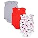 Gkidz Infants Pack of 3 Multicolor Sleeveless Combo Bodysuits (INF-3PCK-SLVLS-BDYST-ELEPH-0-3M_Multi Color_0-3 Months) RS.599.00