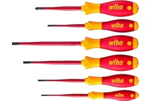 WIHA Juego de destornilladores SoftFinish® electric slimFix 3201SF ZK6 SATZ slimFix SL/PZ; SLIM FIX