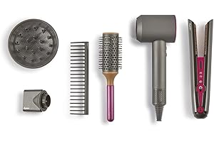 ODS Dyson Jouet Deluxe Set Supersonic + Corrale sèche-Cheveux Supersonic Plaque corrale idée Cadeau pour Enfants, 20805