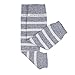 Hoppediz Cashmere/Merino Wool Baby Leg Warmers (Grey/Creme)