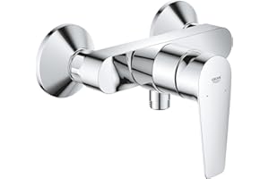 GROHE Start Edge jednouchwytowa bateria prysznicowa, widoczna do montażu na ścianie, chrom, 24197001