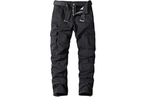 Digralne Uomo Pantaloni Cargo Militari Pantalone Cargo Uomo Cotone Pantaloni da Lavoro Uomo Pantaloni Tattici Pantaloni da Caccia con Molte Tasche