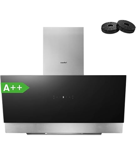 SNDOAS Dunstabzugshaube 60cm, 800 m³/h Wandhaube A+++, 3 Stufen + Boost
