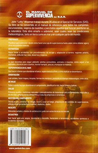 Book's Cover of El manual de supervivencia del SAS / SAS Survival Handbook: Guia definitiva para sobrevivir en cualquier lugar / The Ultimate Guide to Surviving Anywhere