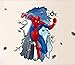 Revesun Large Super Hero Spiderman PVC Wall Sticker Decals Boys Rooms Removable Decor 80*96cm
