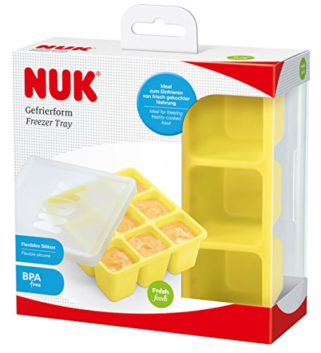 NUK 10255257 Fresh Foods Gefrierform zum Einfrieren von Babynahrung, neun Portionen à 60 ml, einzeln auftaubar, BPA frei, 1 Stück - 2