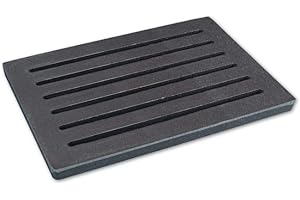 GRILLROSTPROFI Ascherost - Feuerrost - Kohlerost - Kaminrost in Premium-Qualität- Gusseisen, 15 x 22 cm für SPARTHERM