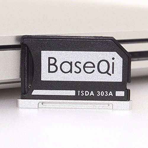 Micro SD Apapter – Baseqi Aluminium Micro SD Adapter with silver edge for MacBook Pro Retina 13”/ MBPR* - 3