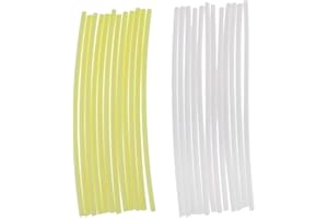 B Blesiya Fly Fishing Tying Materials - Set of 24pcs EVA High density Foam Cylinder Popper Bodies