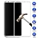 Produktbild MaxKu Samsung Galaxy S8 Plus Schutzfolie, Full-Cover HD Displayschutzfolie 3D Vollbild Panzerglasfolie 9H Tempered Glass Hartglas, Glasfolie Handy Schutzglas Schutzfolie für Samsung Galaxy S8 Plus, Weiß
