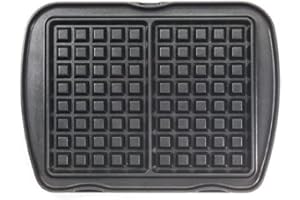 LAGRANGE Jeu de plaques Gaufre 5x8, compatible avec tous les gaufriers "Premium", Plaques en fonte d'aluminium, Revêtement antiadhésif double couche, 010122