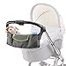 DIAGO Deluxe Pram Organiser Grey/Green