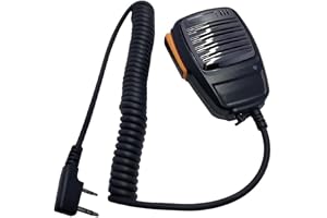 GMVGKLCPCF Högtalarmikrofon Passar for Baofeng UV-5R BF-888S UV5R GT-3TP for Kenwood TK3107 TK3207 for PUXING PX-777 Radio Walkie Talkie Handhållen Mic