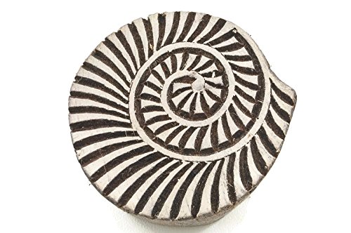 Holzstempel Spirale Schnecke Ø 5 cm