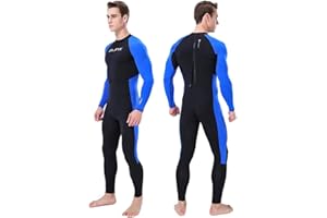 SCYDAO Full Body Immersione Muta per Uomini Donne, Sport Skins Lycra Costumi da Bagno, Protezione UV Madre Impermeabile Manica Lunga One Piece Costumi da Bagno per Snorkeling Surf Nuoto