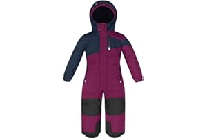 Killtec Kinder Skioverall wasserdicht 10.000 mm Wassersäule - winddicht, atmungsaktiv, warm - Knie, Po und Bein verstärkt
