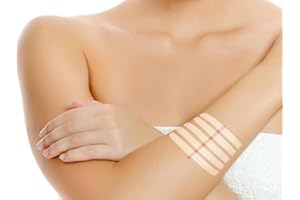 JNHCD Cerotto Strisce di Sutura - Strip in TNT Sterili Traspiranti e Ipoallergeniche - 2 Formati 8 pezzi (5 pezzi 3 x 75 mm + 3 Pezzi 6,4 x 80 mm)