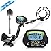 Produktbild Amzdeal Metalldetektor Multi-functions LCD Bildschirm, Metallsuchgerät Professionell mit Hochpräzisen Detektoren Wasserdicht, mit Faltschaufel Neue Version