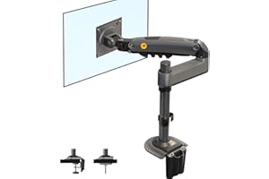 NB North Bayou Supporto monitor per 17 a 32 pollici, braccio monitor carico fino a 9kg, VESA 75/100mm H100