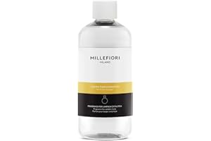 Millefiori Milano – Ricarica per Lampada Catalitica 500 ml, Legni e Fiori d’Arancio – Fragranza Legnosa e Fiorita per Profumazione Ambiente
