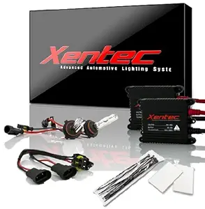 Xentec 9005 6000K HID Xenon Bulb bundle with 55W EP alloy Slim Ballast (Ultra White, also fit 9011,9055,9145,HB3,H12)