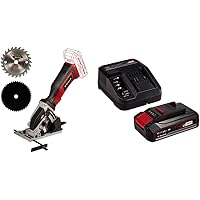 Einhell Akku-Mini-Handkreissäge TE-CS 18/89 Li Power X-Change (Lithium-Ionen, 18 V, max. 28 mm, Sägeblatt Ø 89 mm…