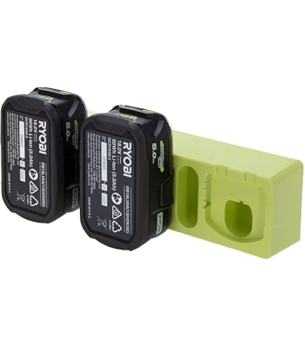 Support Mura Batterie Ryobi 18V One+ - Porte-batteries 3 Emplacements - Made In Germany