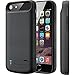 Produktbild Cofuture Battery Case für iphone6/6s/7/8 Akku Case 5500mAh Ladehülle Externer Backup Akku Hülle Unterstützung Lightning Kopfhörer 4.7 zoll Schwarz