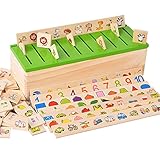 Es ist sehr gut pädagogische Spielzeug aus Holz entworfen. Es ermutigt Kinder zu lernen, erkennen Bilder und Objekte, Zahlen, Formen und Farben usw. verbessern ihr Wissen, ihre Hand und Auge-Koordination. Geeignet für 1 Jahr plus. Kinder unter 3 Jahren so.